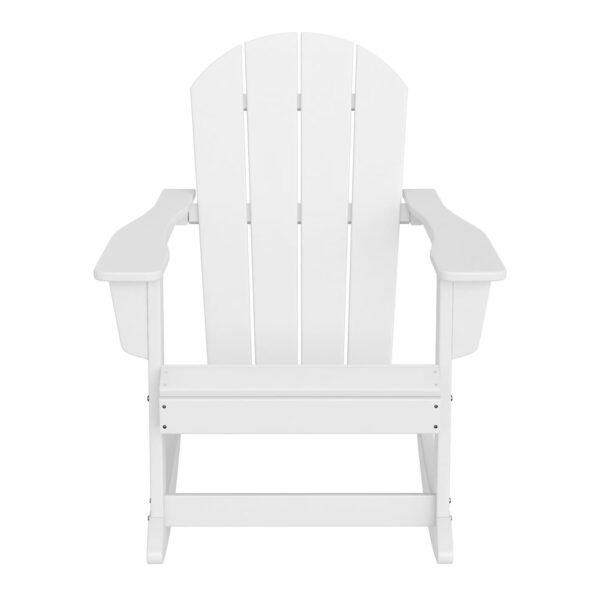 rcqmyq7v4lriu63kamhb.jpg Outdoor Patio Rocking Adirondack Chair – White